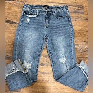 Judy Blue Straight Fit Cropped Jeans